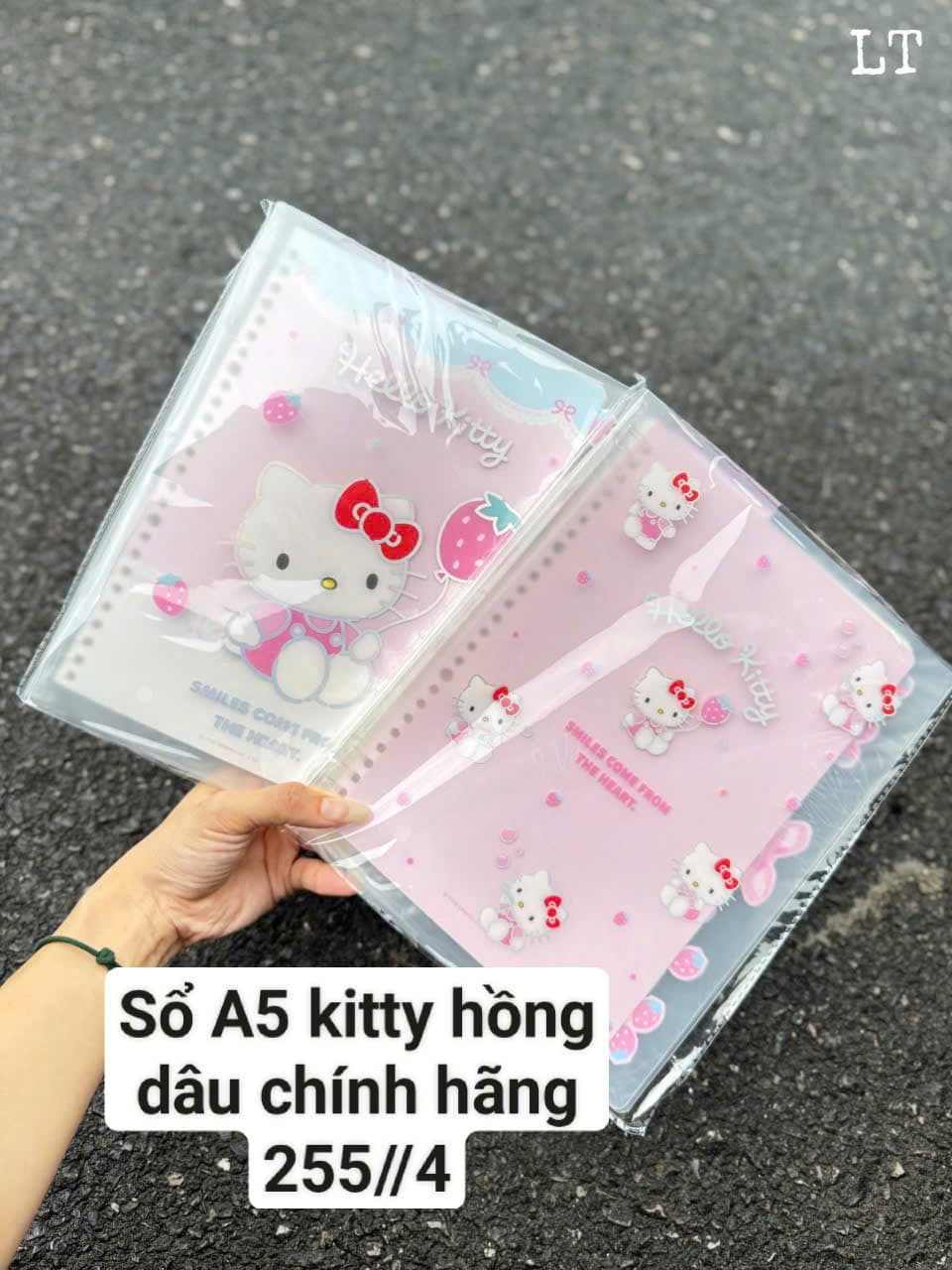 Sổ A5 hồng khóa chỉnh