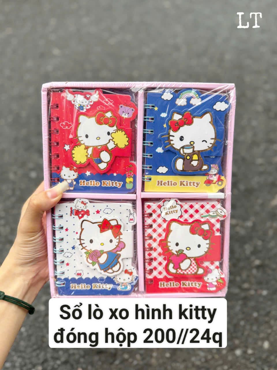Sổ lò xo hình mèo đóng hộp