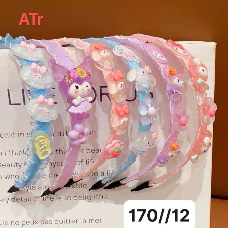 Kẹp tóc búp bê pastel