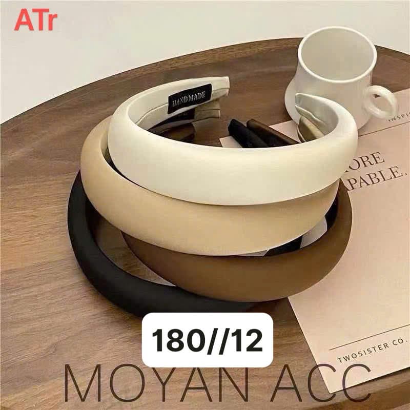 Băng đô da trơn bản lớn