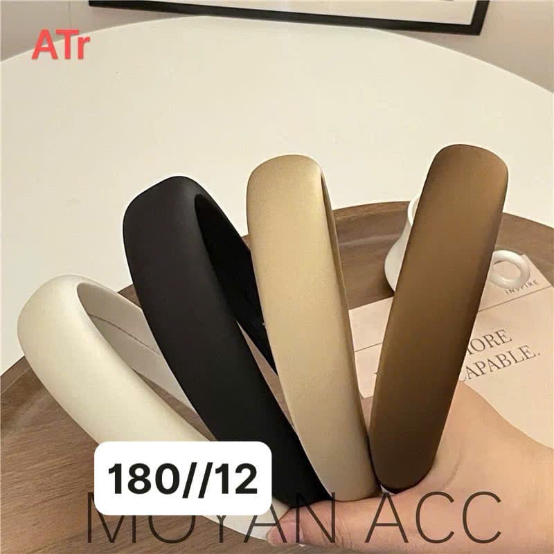 Kẹp tóc bản lớn tối giản
